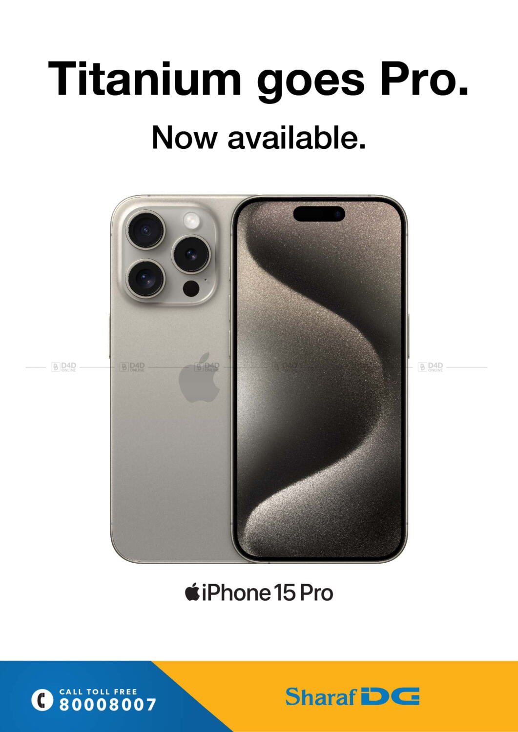 iphone 15 pro 256gb price in uae sharaf dg