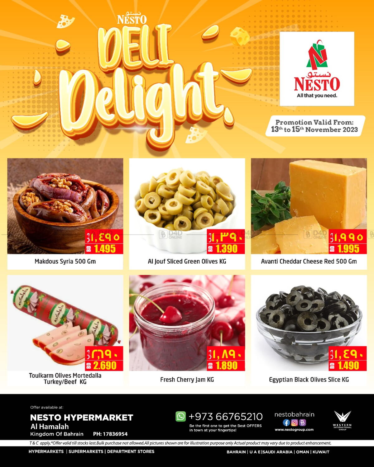NESTO Deli Festival Al Hamalah in Bahrain. Till 15th November