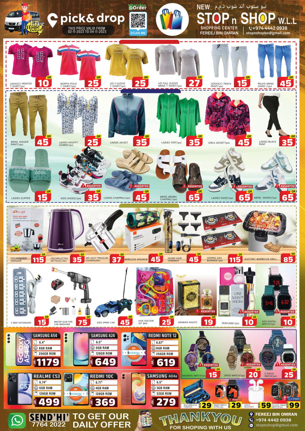 New Stop n Shop Fereej Bin Omran Special Offer in Qatar Doha. Till 4th November