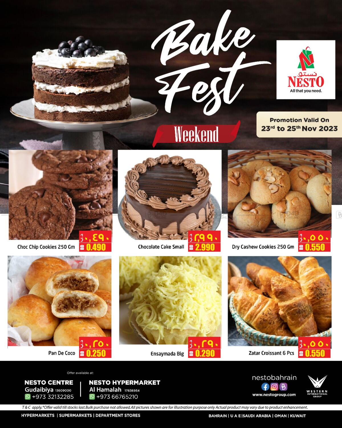 NESTO Bake Fest in Bahrain. Till 25th November