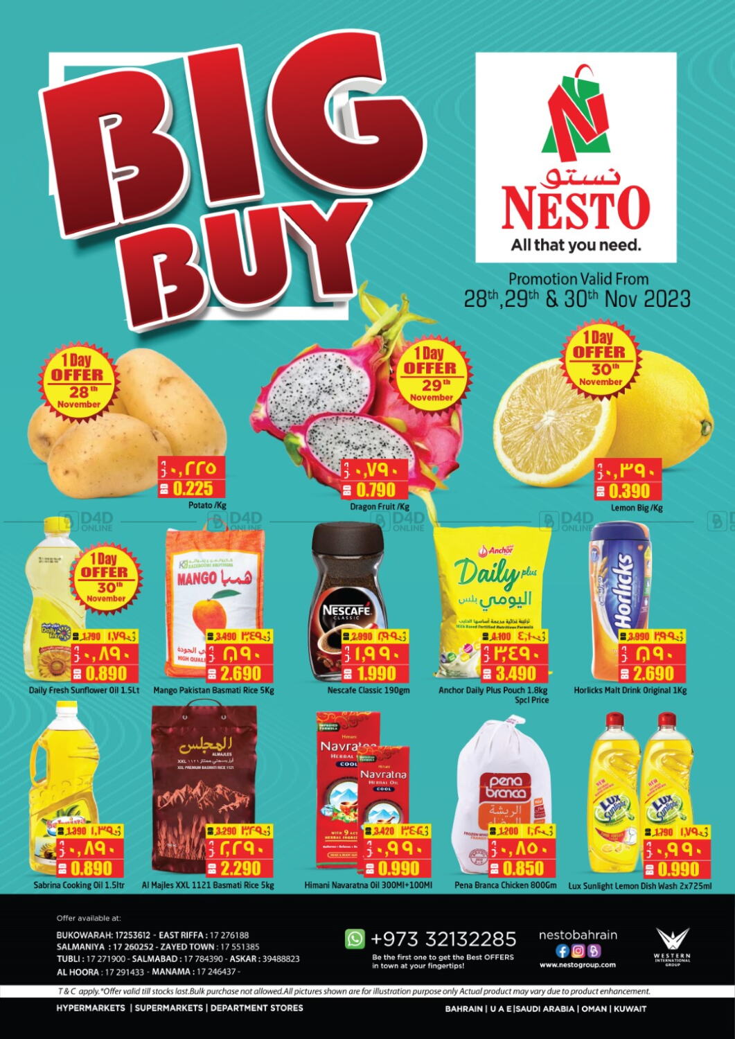NESTO Big Buy in Bahrain. Till 30th November