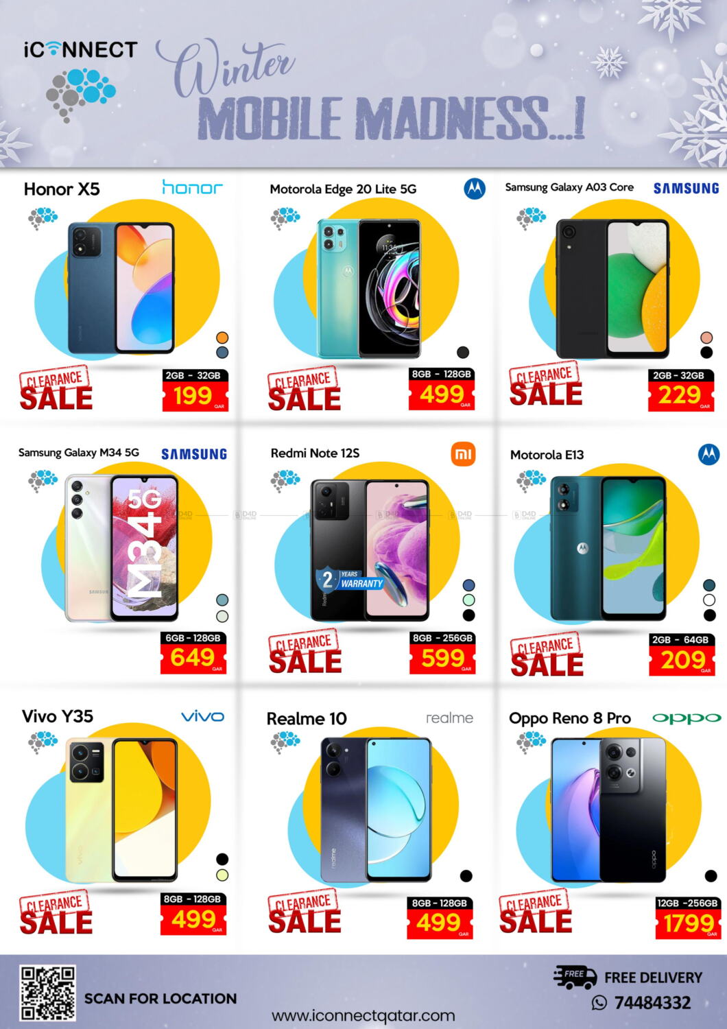 iCONNECT Winter Mobile Madness in Qatar Doha. Till 13th December