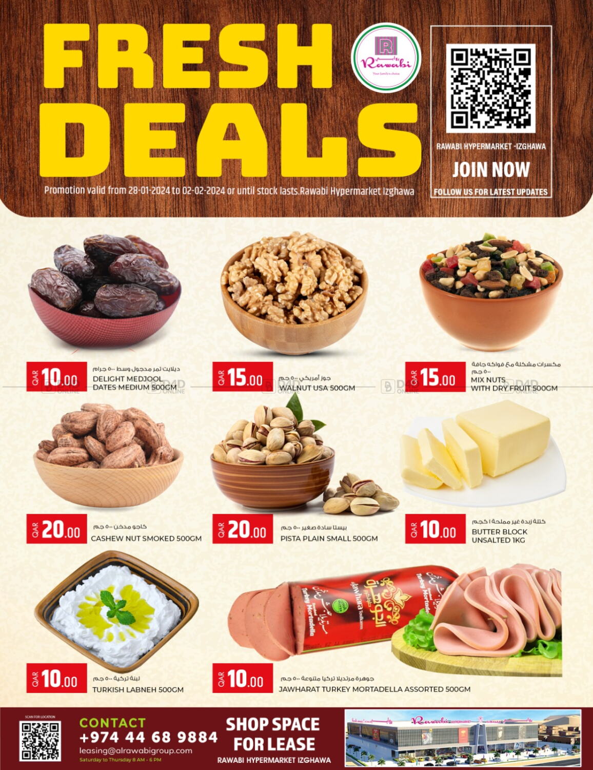 Rawabi Hypermarkets Fresh Deals In Qatar - Doha. Till 2nd February