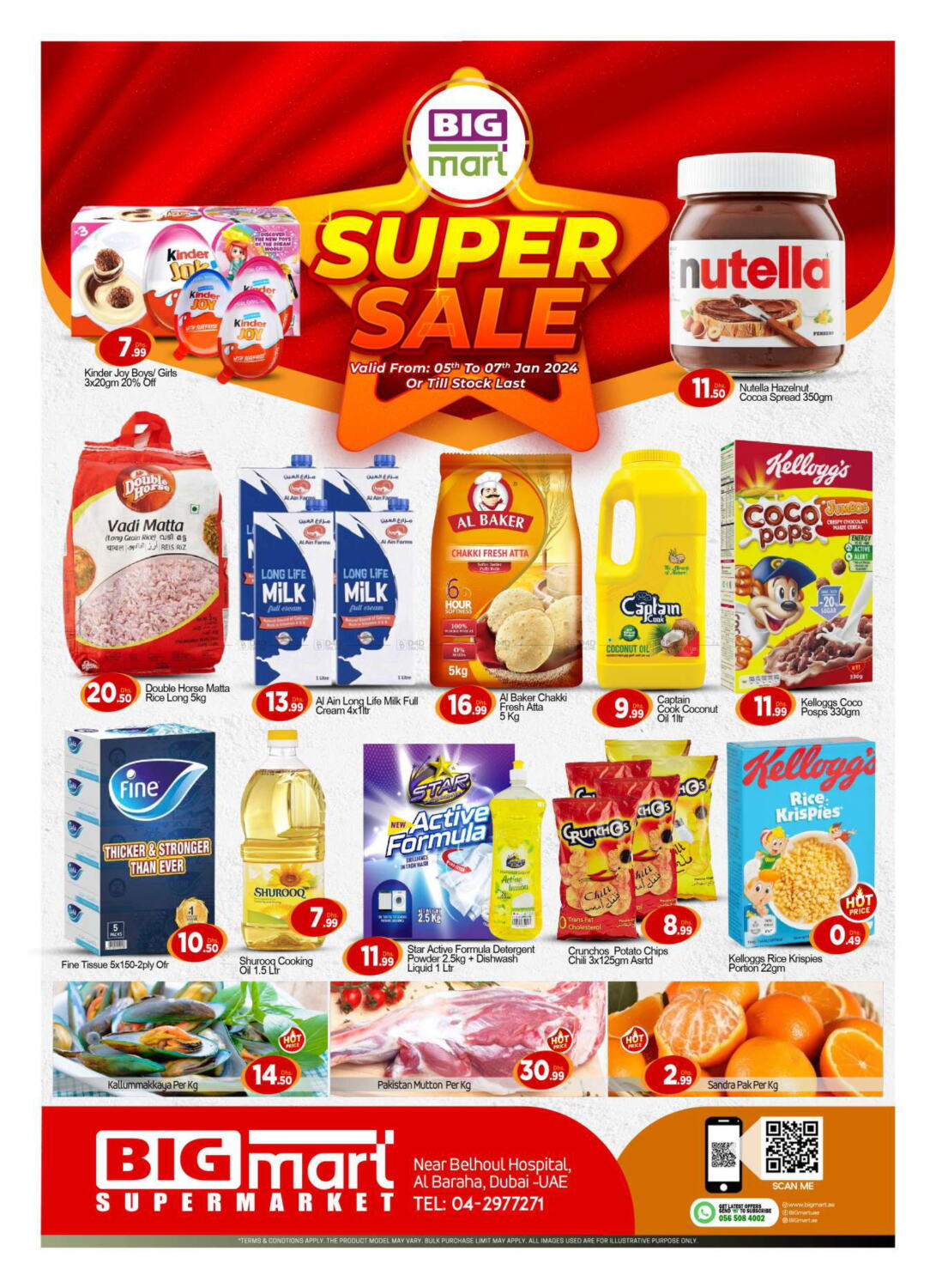 BIGmart Al Baraha, Dubai in UAE Dubai. Till 7th January