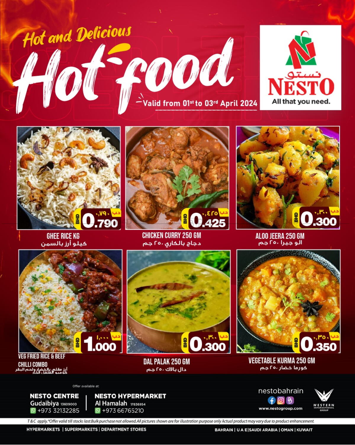 NESTO Hot Food In Bahrain Till 3rd April nesto-hot-food-in-bahrain-till-3rd-april