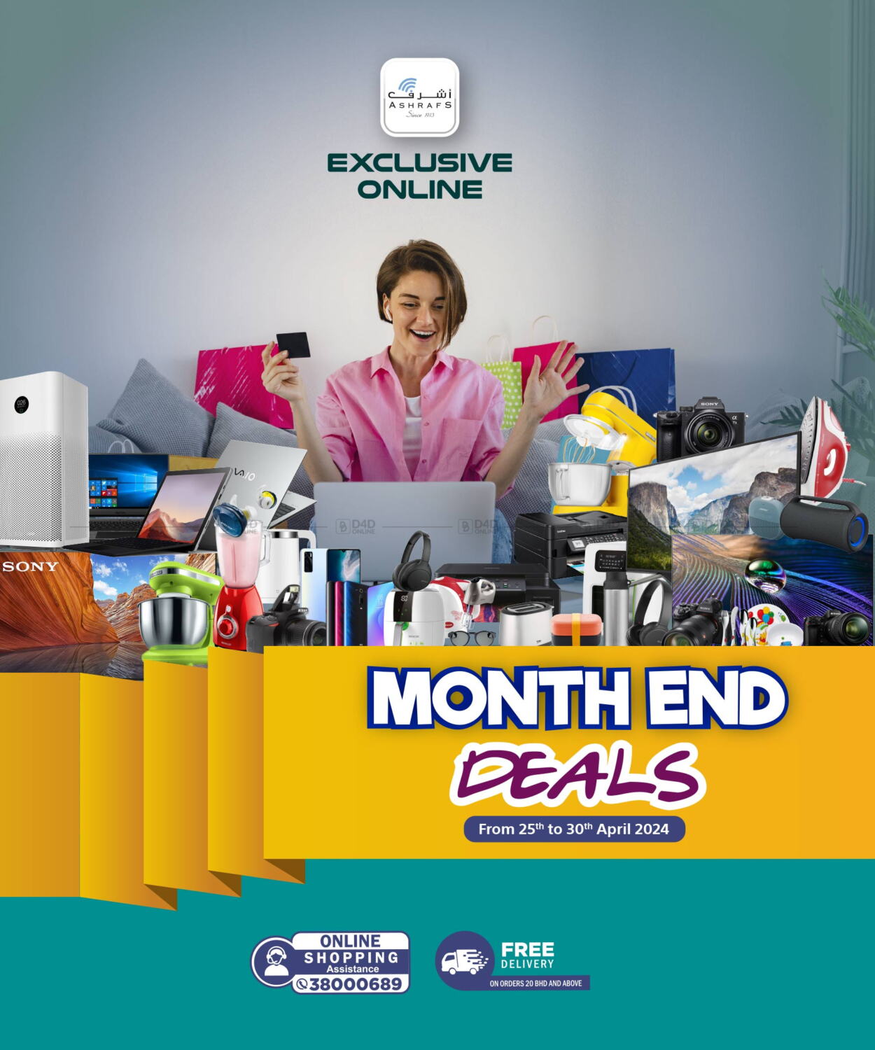 Ashrafs Month End Deals in Bahrain. Till 30th April