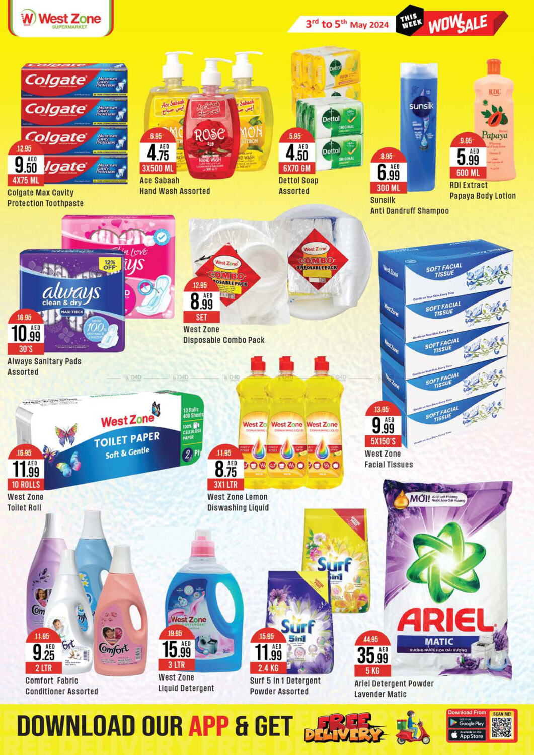 West Zone Supermarket This Week Wow Sale in UAE - Abu Dhabi. Till 5th May