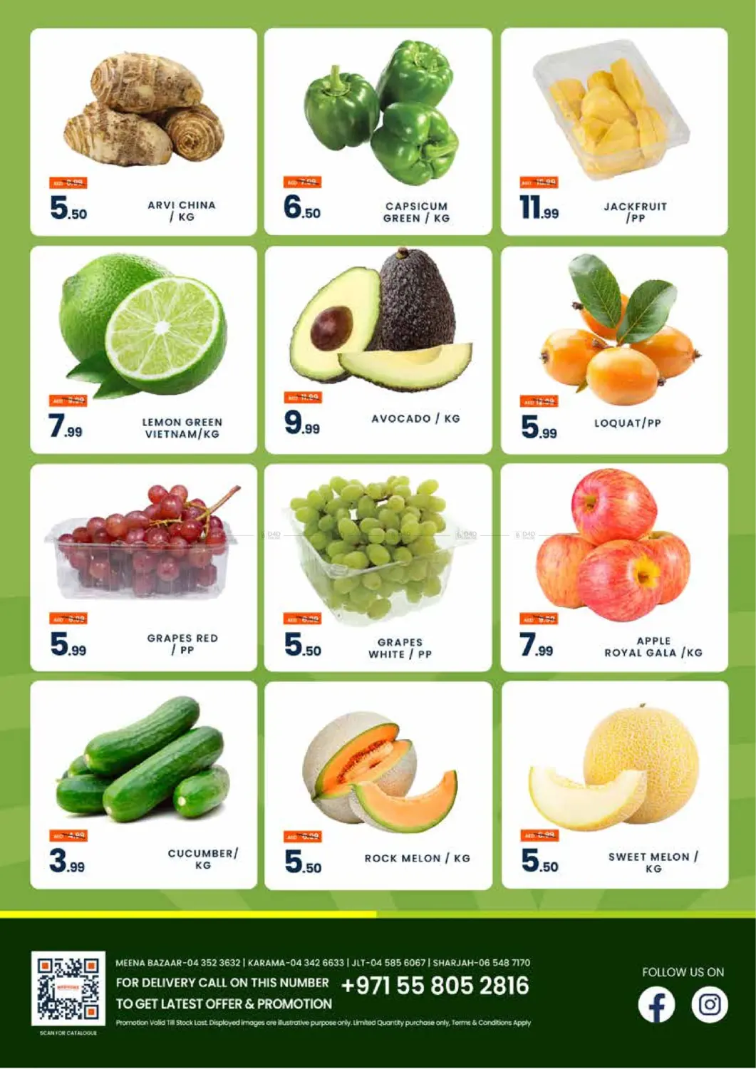 Fruits & Vegetables Offers in Dubai
