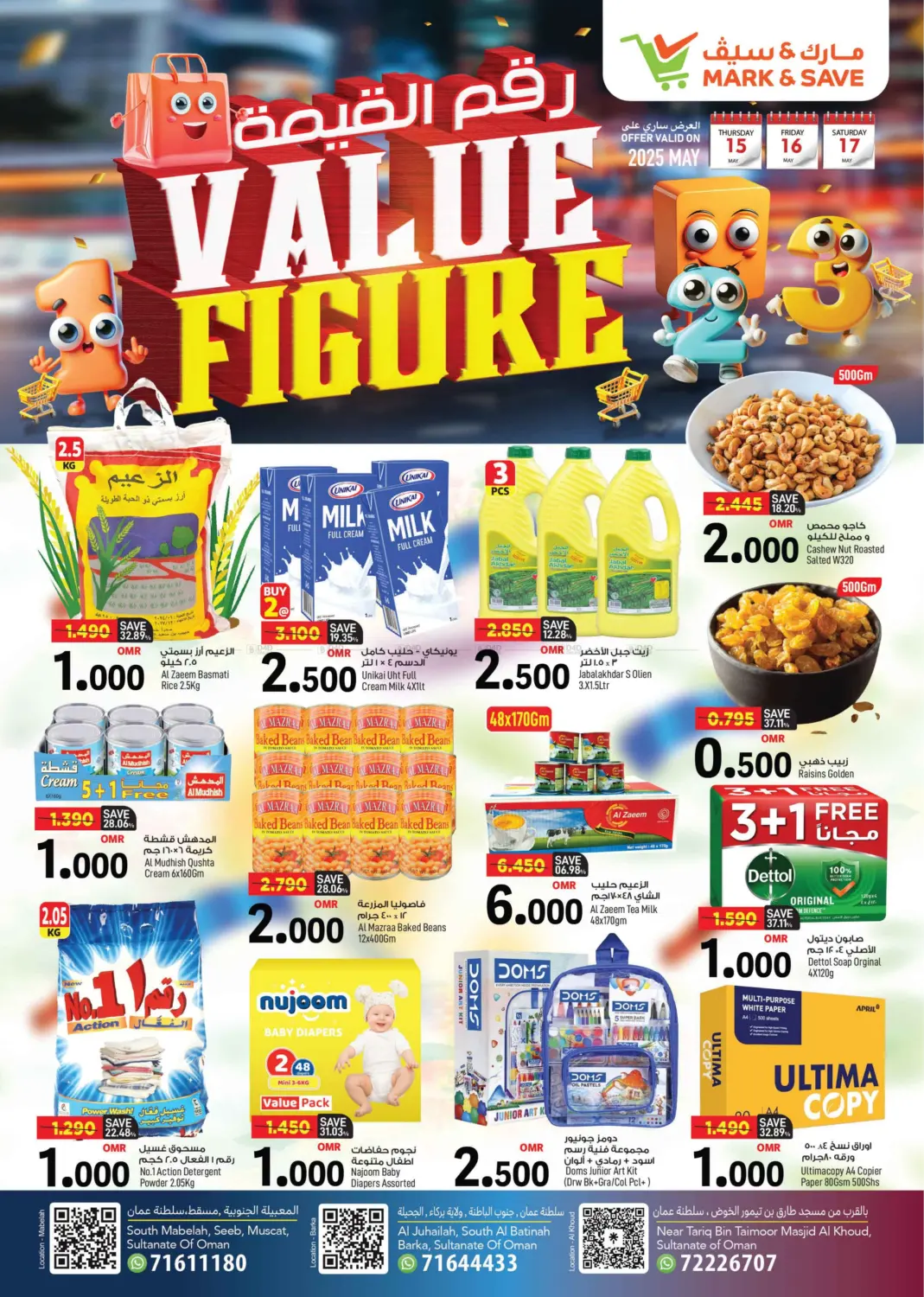 Value Figure in Muscat