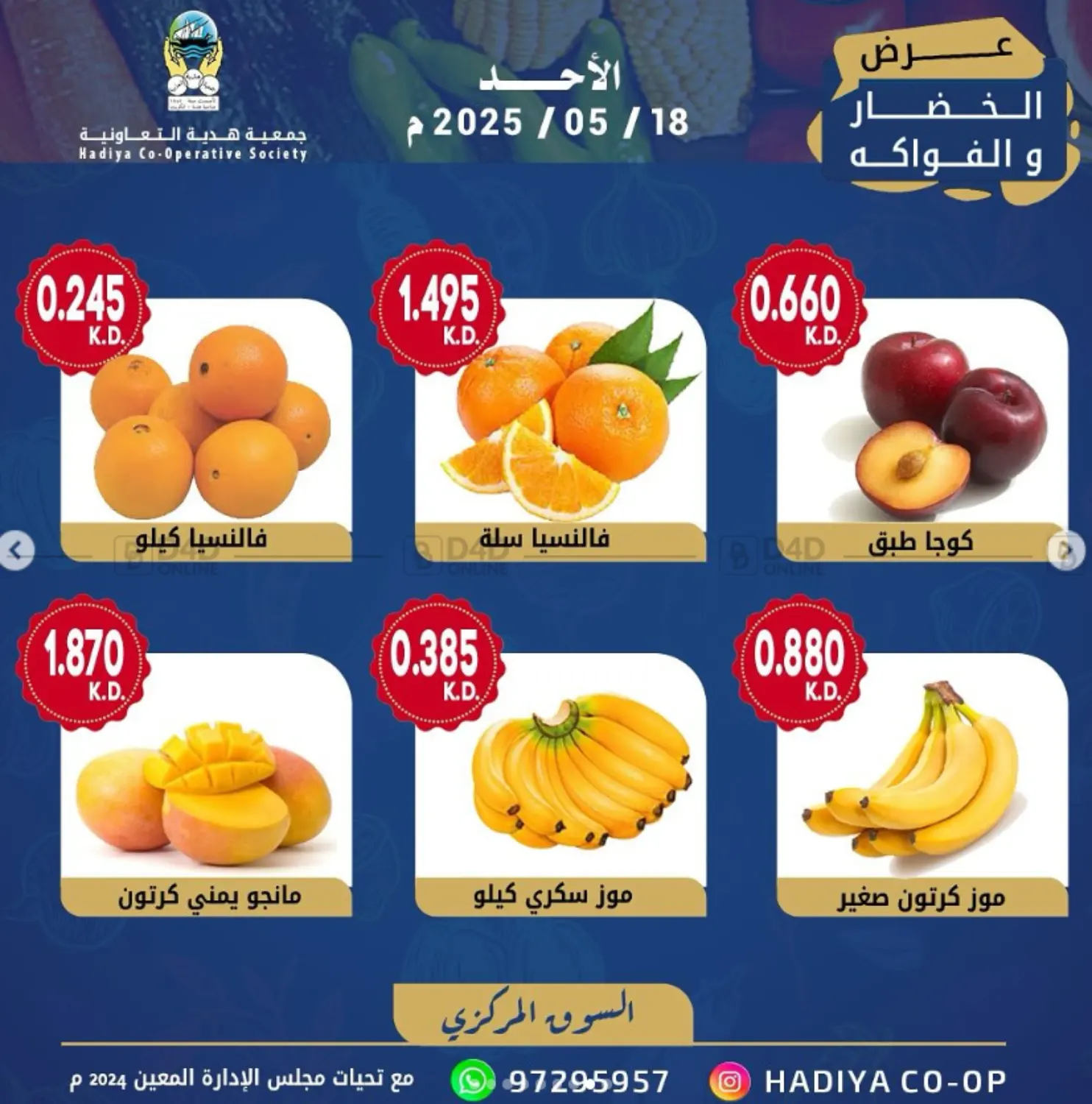 عرض الخضار والفاكهة in محافظة الأحمدي
