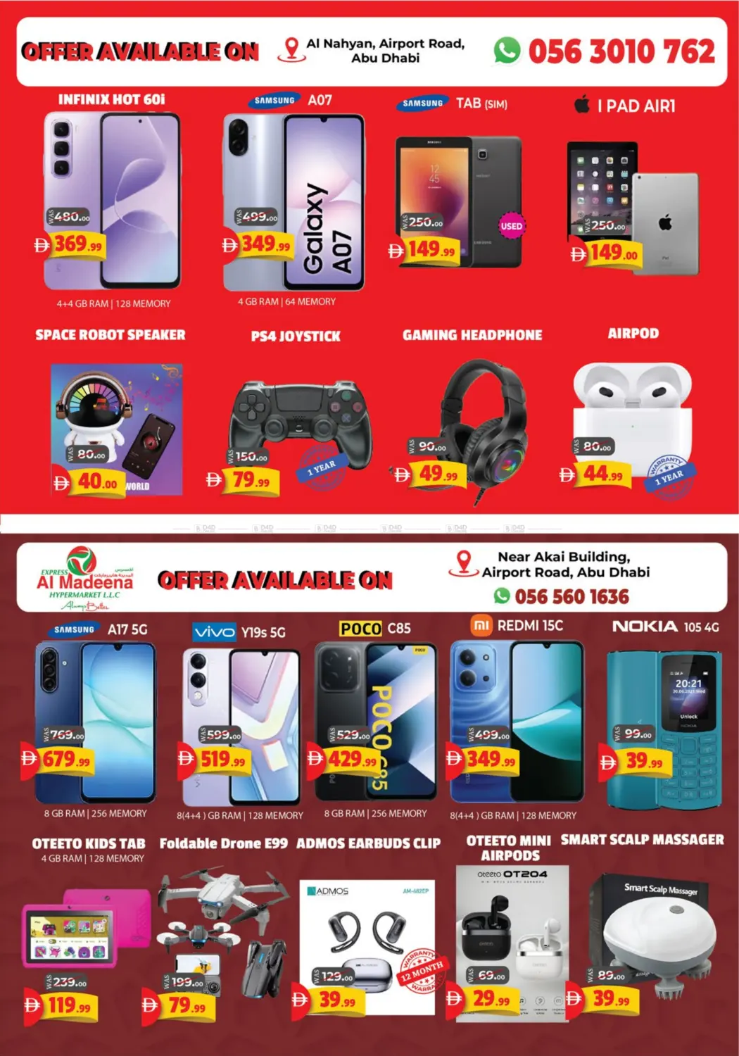 BR5, BR8 & BR9 in Abu Dhabi