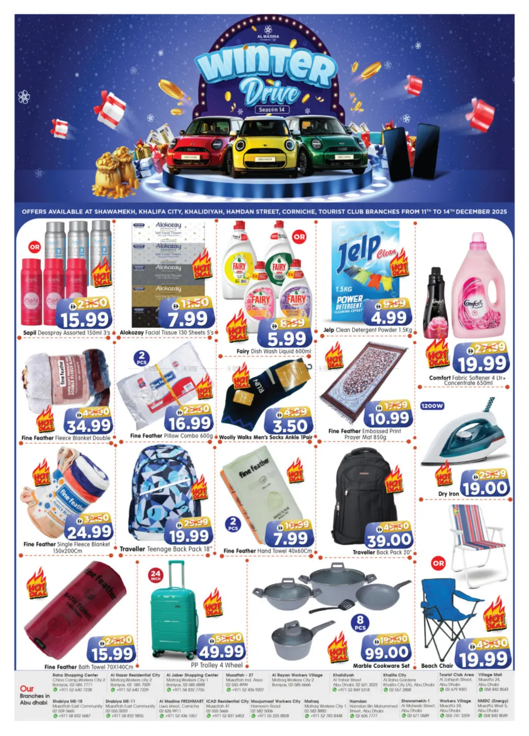 Shawamekh, Khalifa City,Khalidiya,Hamdan Street,Corniche,Tourist Club in Abu Dhabi