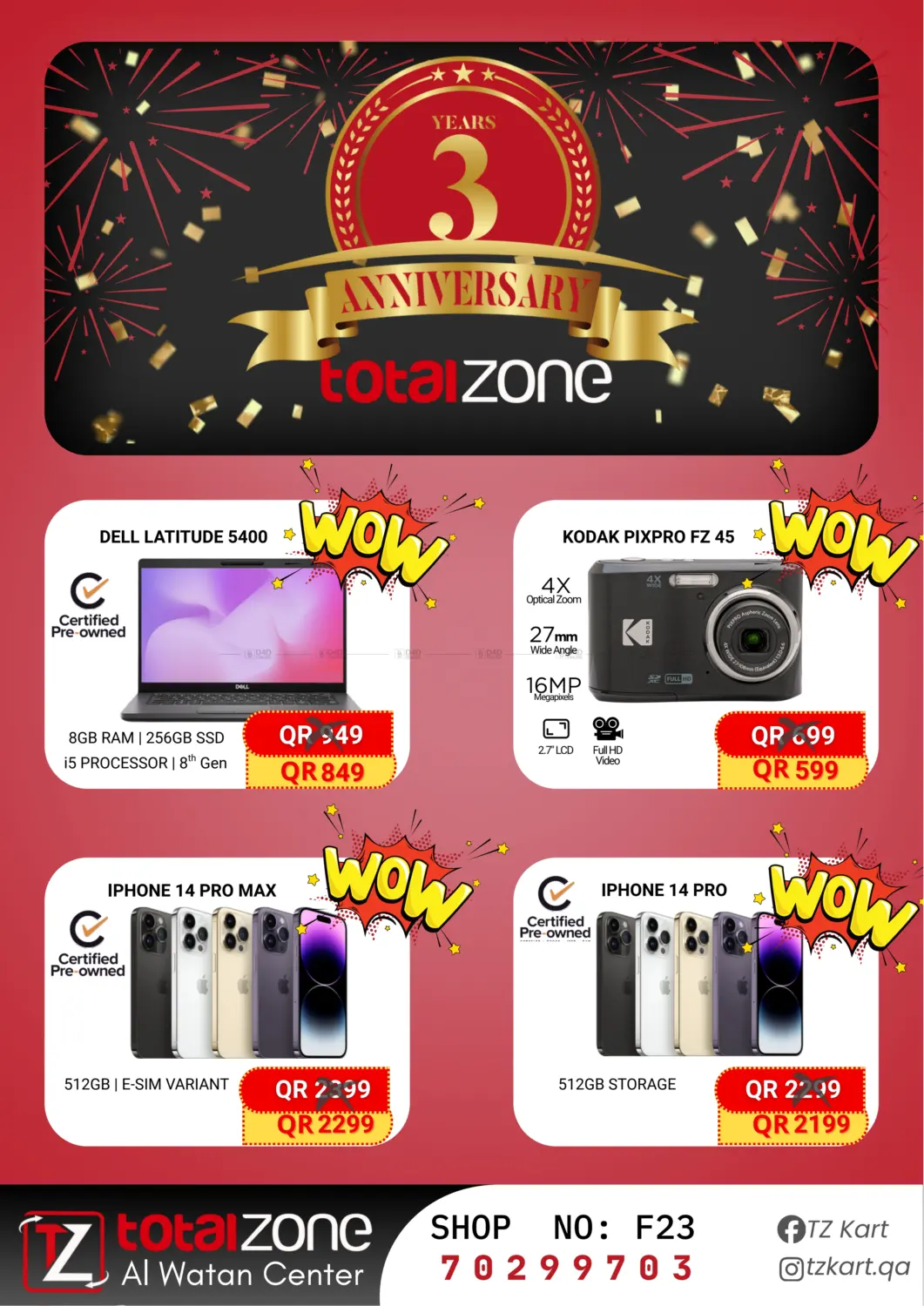 3 Years Anniversary in Al Daayen