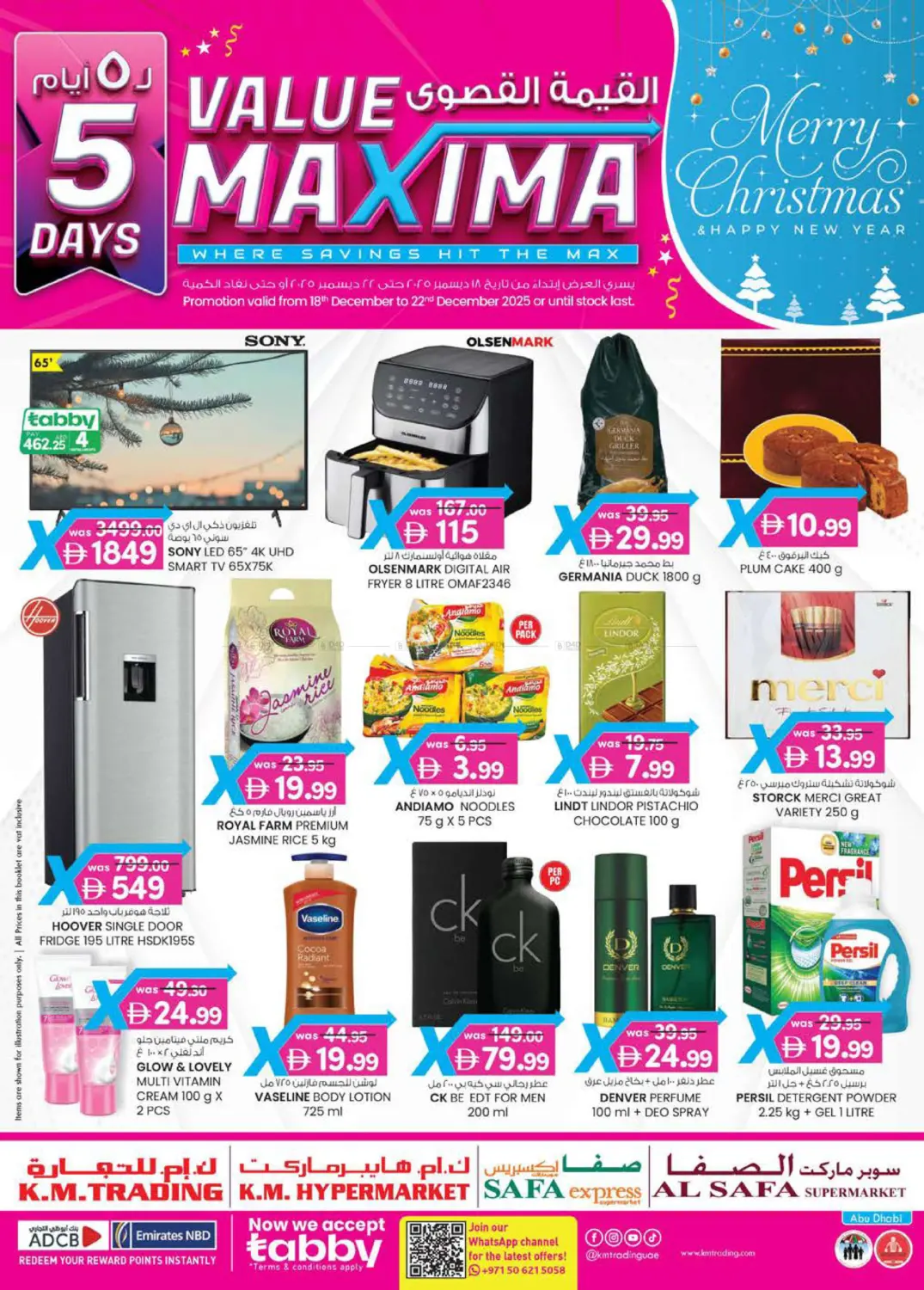 Value Maxima in Abu Dhabi