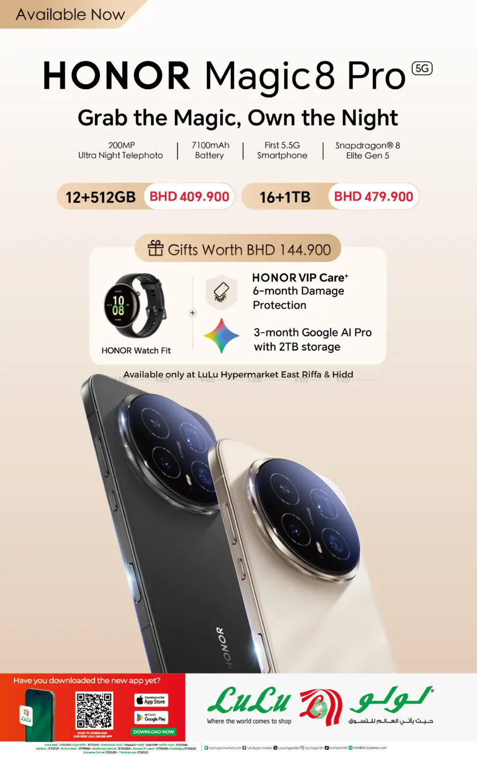 Honor Magic 8 Pro-Available Now in Bahrain