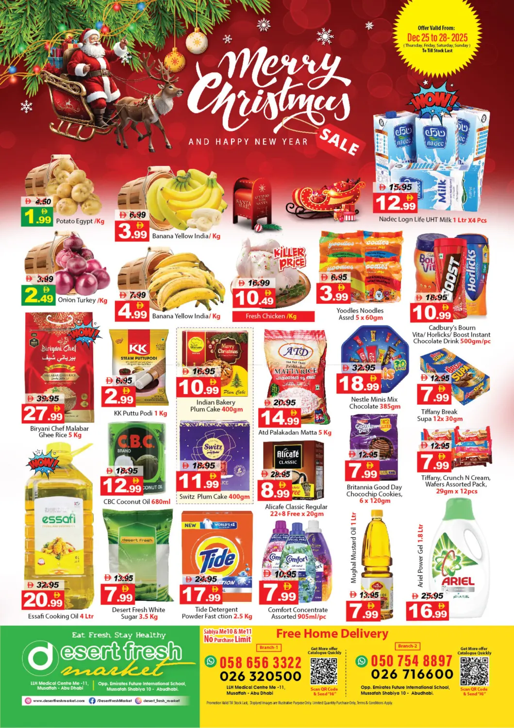 Merry Christmas & Happy New Year Sale in Abu Dhabi