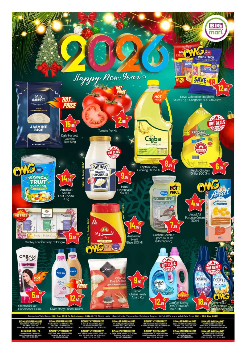 Happy New Year 2026 in Dubai