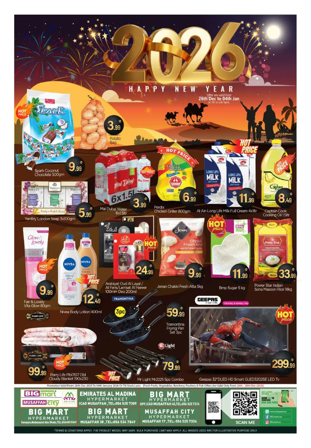 Happy New year 2026 in Abu Dhabi