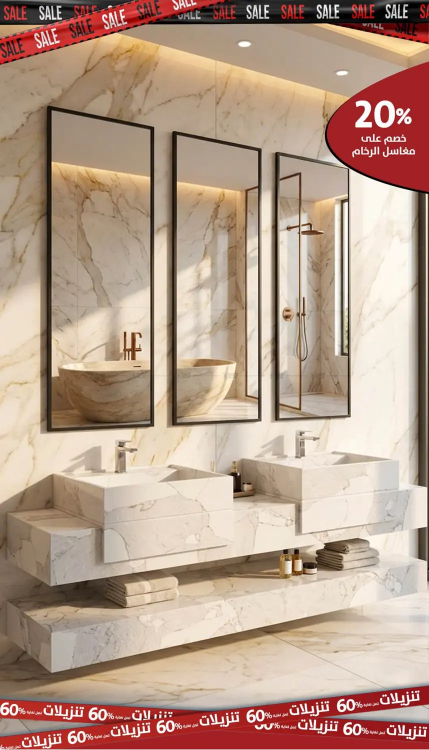 تنزيلات تصل لغاية ٦٠% in مدينة الكويت