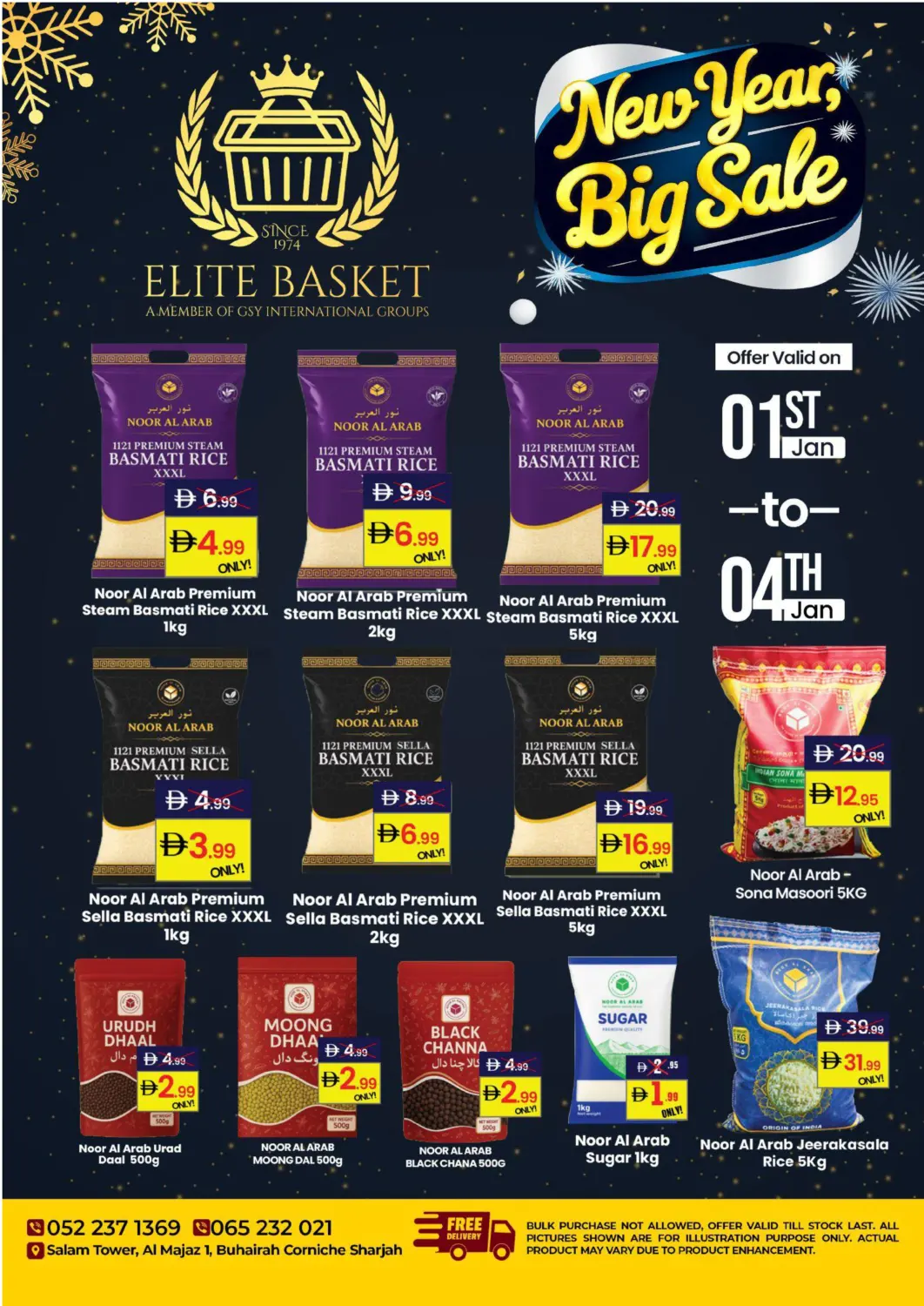 New Year Big Sale in Sharjah / Ajman