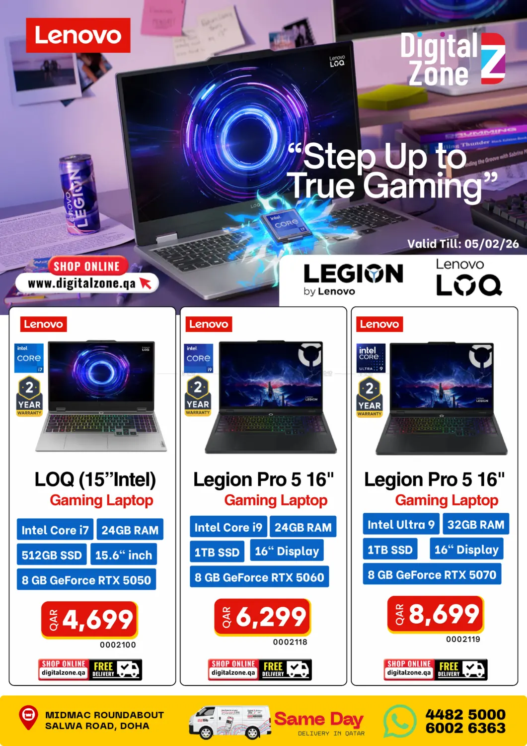 Lenovo Gaming Laptops in Al Rayyan