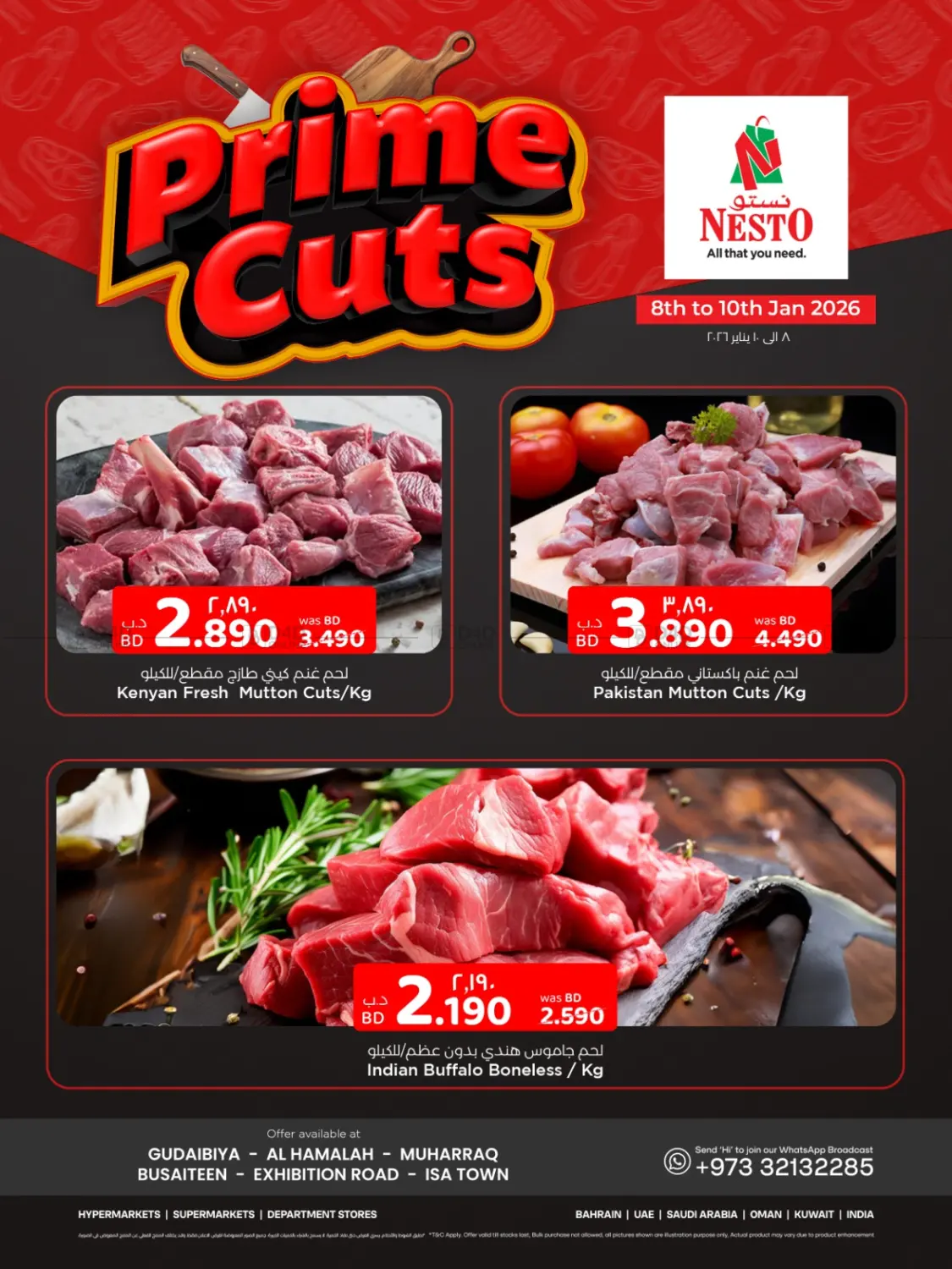 Prime Cuts in Doha