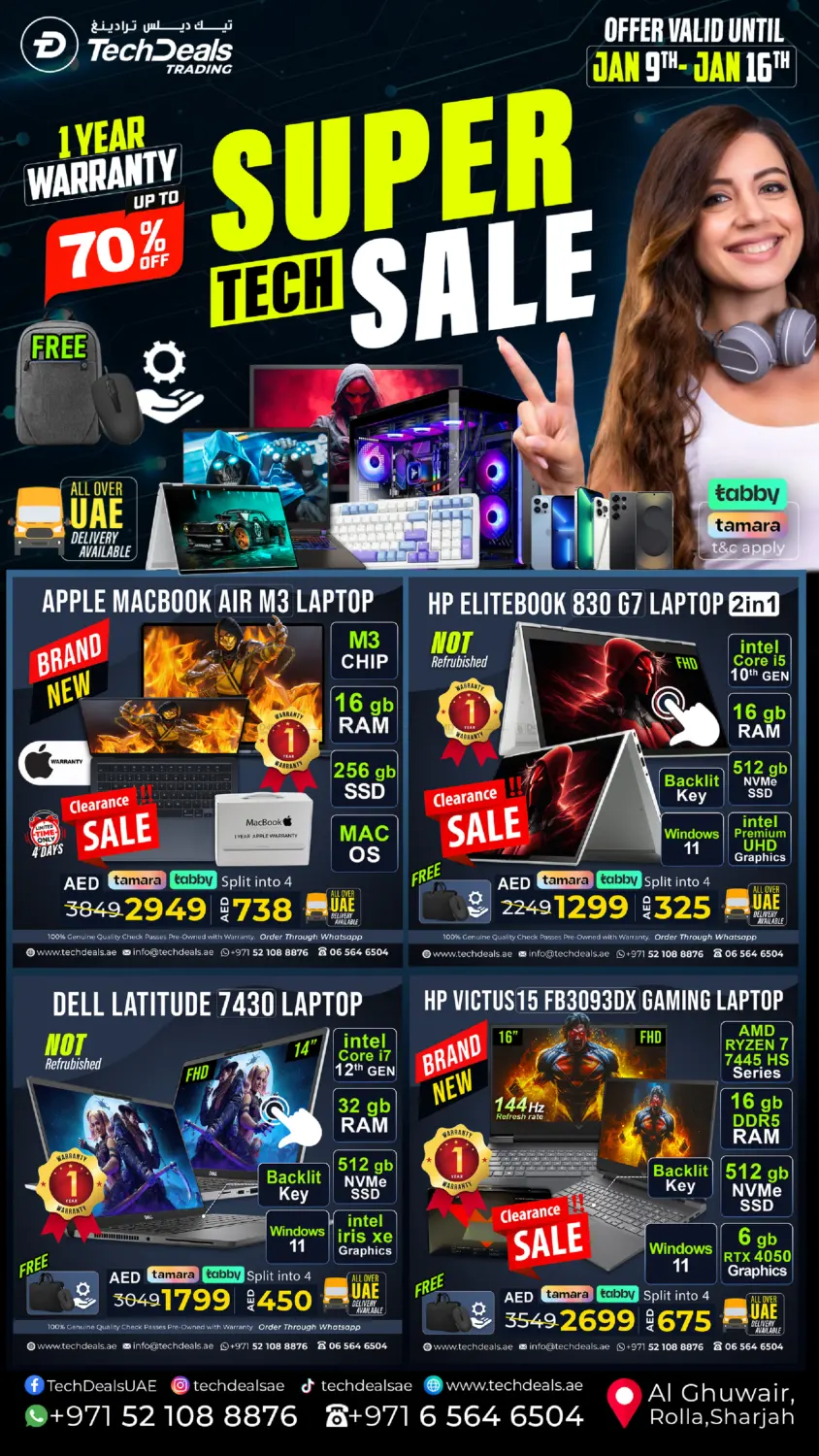 Super Tech Sale in Abu Dhabi