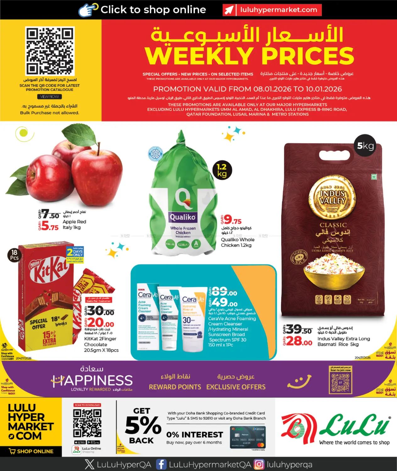 Weekly Prices in Al Khor