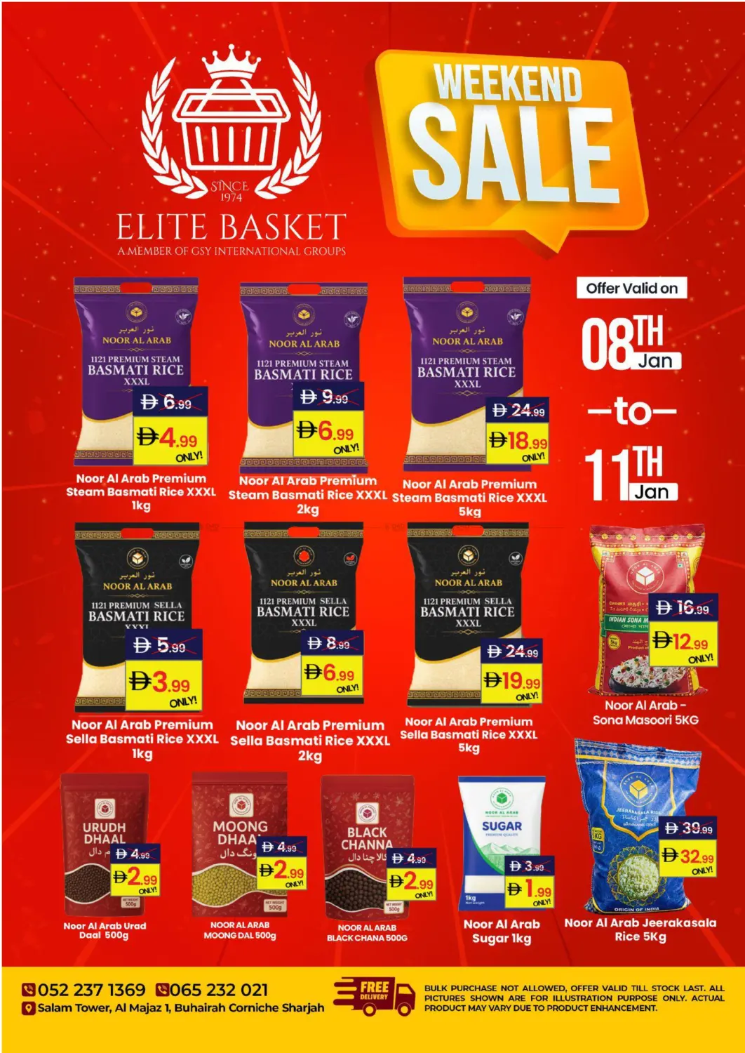 Weekend Sale in Sharjah / Ajman