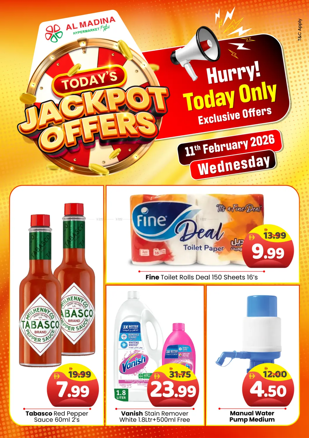 عروض جاكبوت اليوم in أبو ظبي