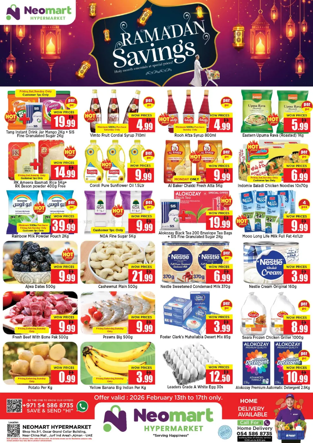 Ramadan Savings in Sharjah / Ajman