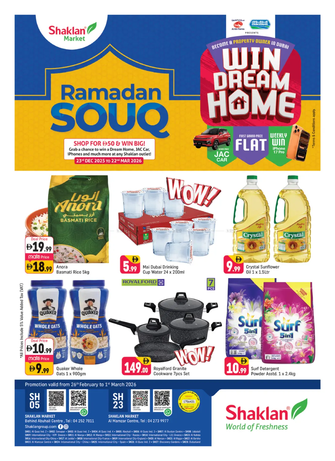 Al Mamzar Centre, Behind Al Hail Centre-Dubai in Dubai