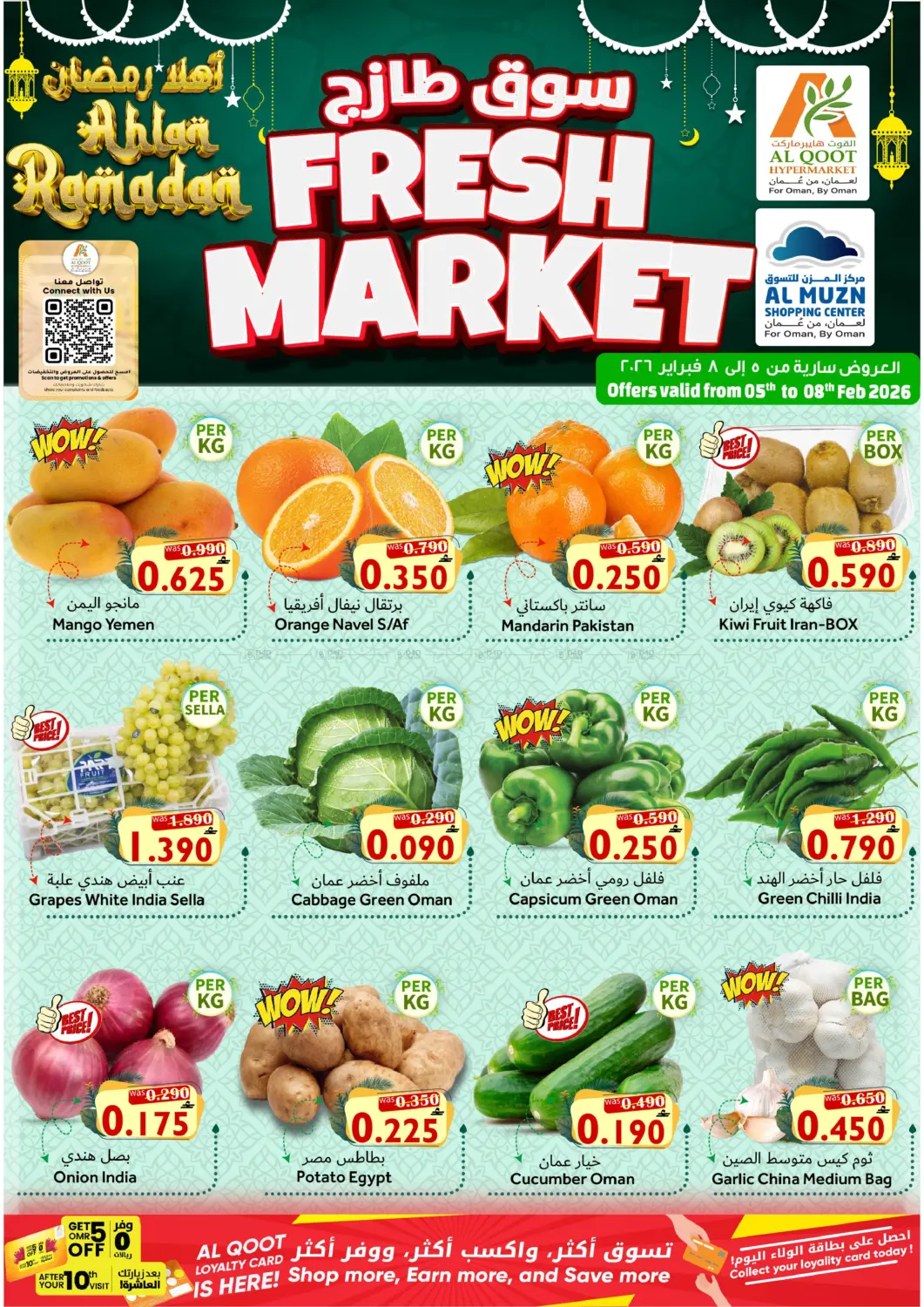 Fresh Market in Muscat