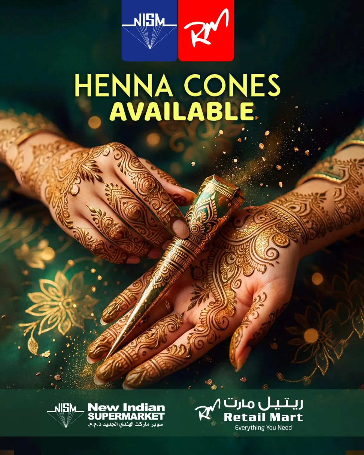 Henna Cones Available in Al Khor