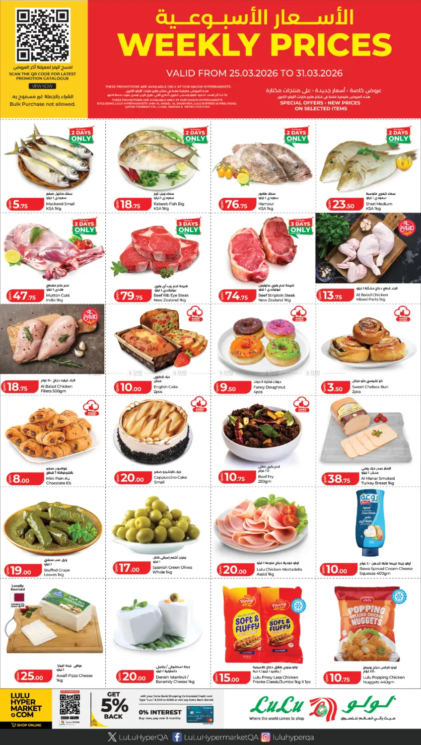 Weekly Prices in Al Wakra