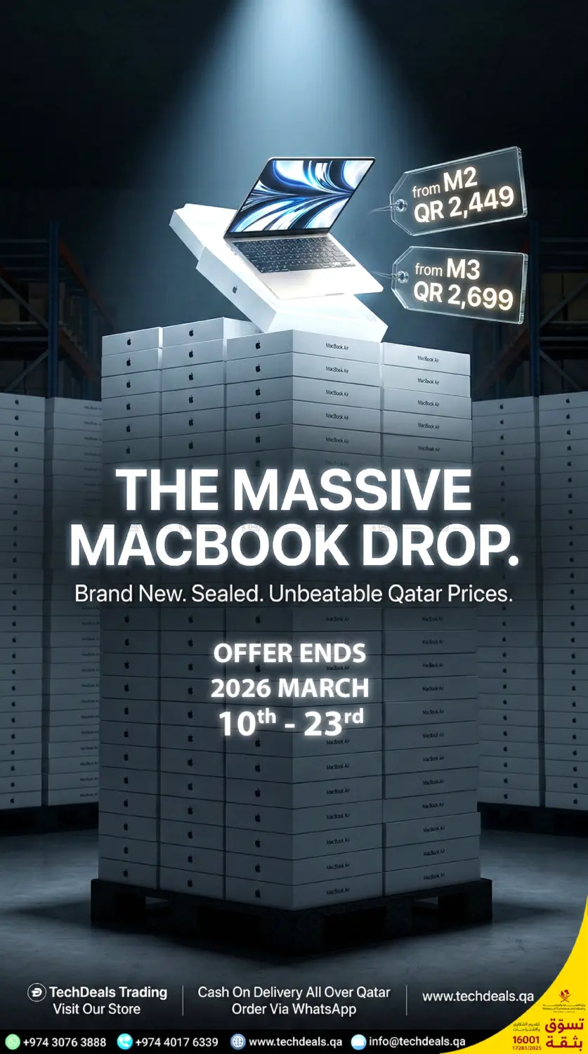 The Massive Mac Book Drope in Doha