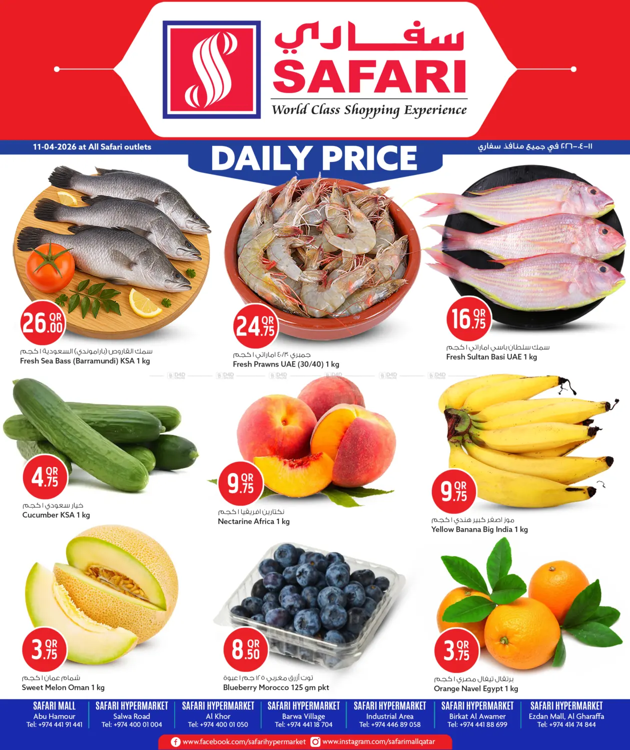 Daily Price in Umm Salal