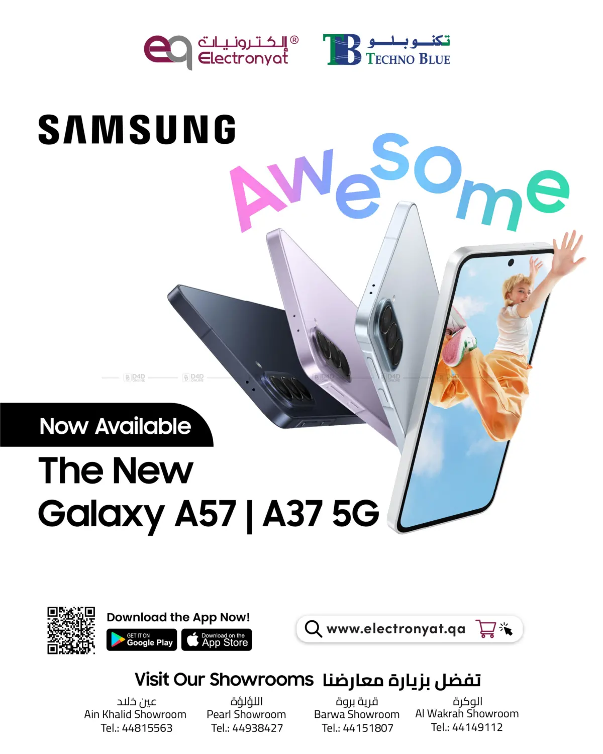 The New Galaxy A57|A37 5G in Doha