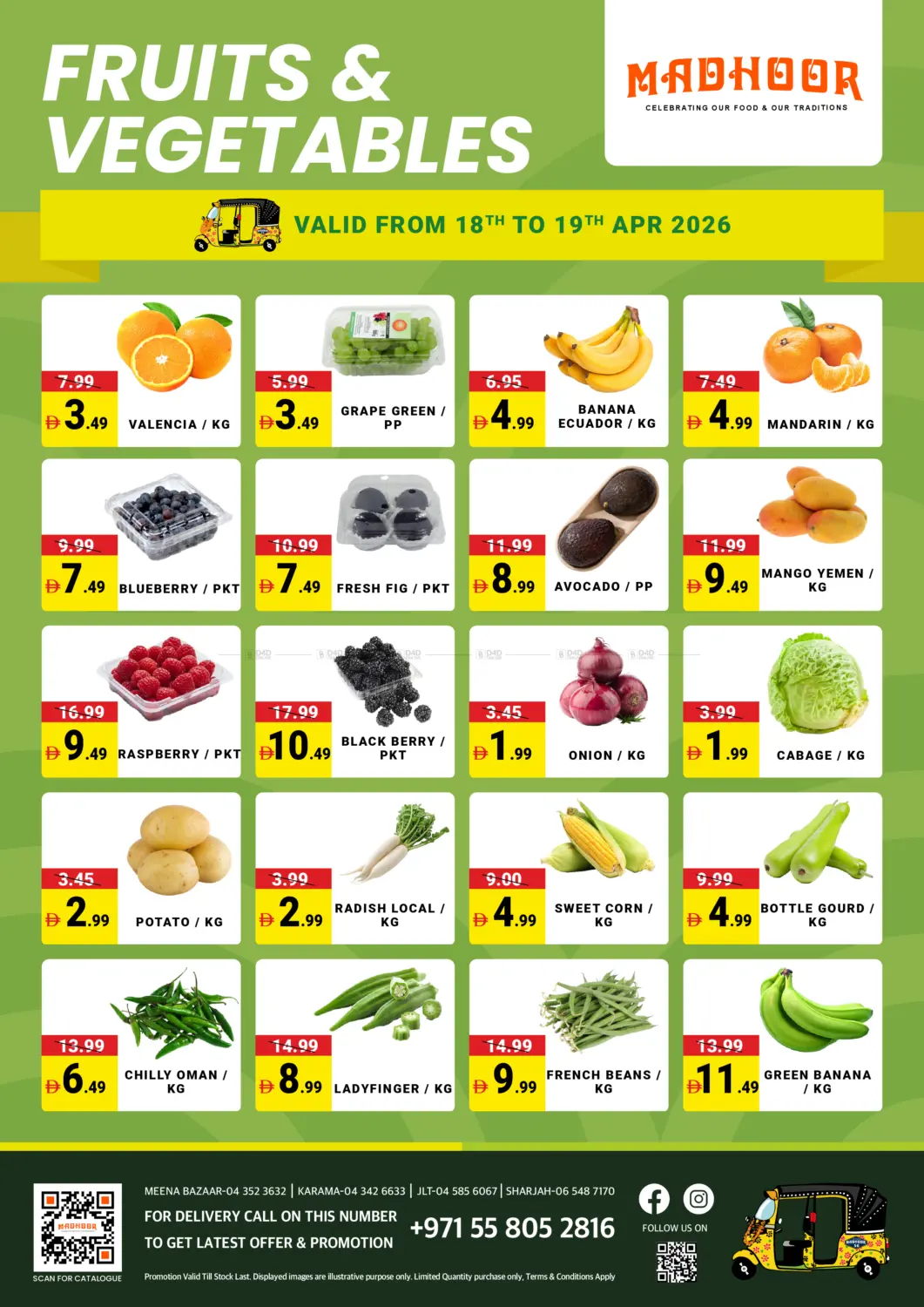 Fruits And Vegetables Offer in Dubai