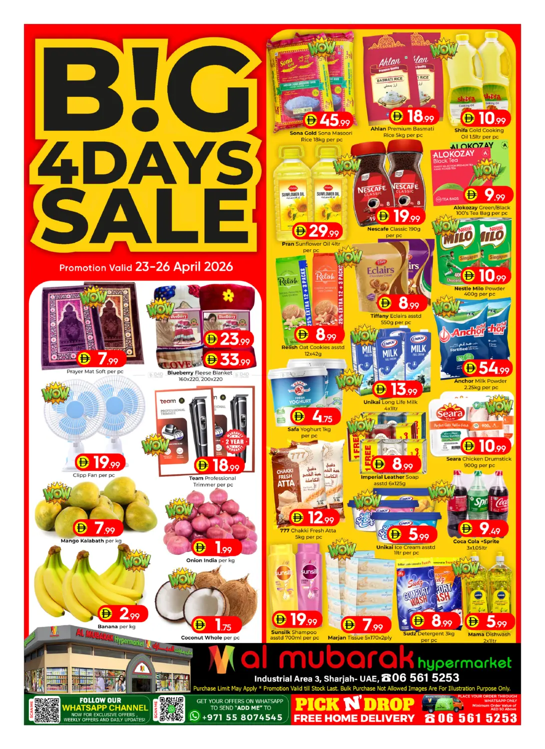 Big 4 Days Sale in Sharjah / Ajman