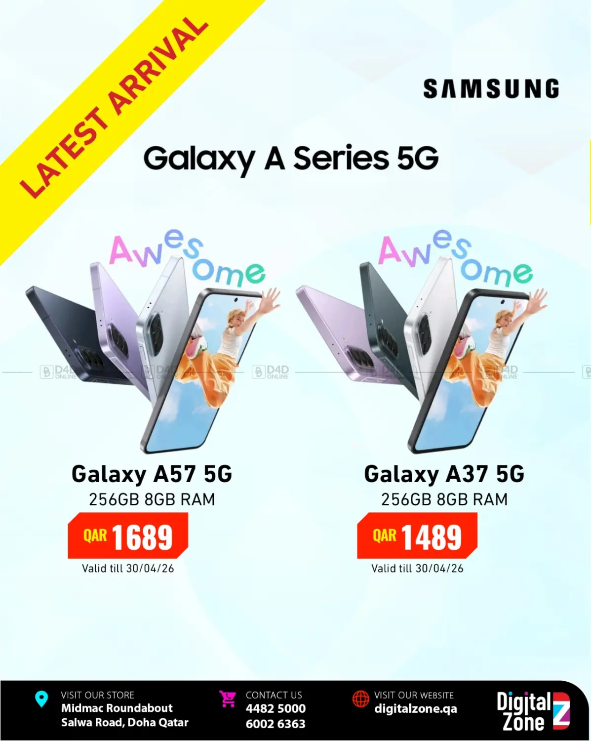 Samsung A37 & A57 - Latest Arrivals in Al Wakra