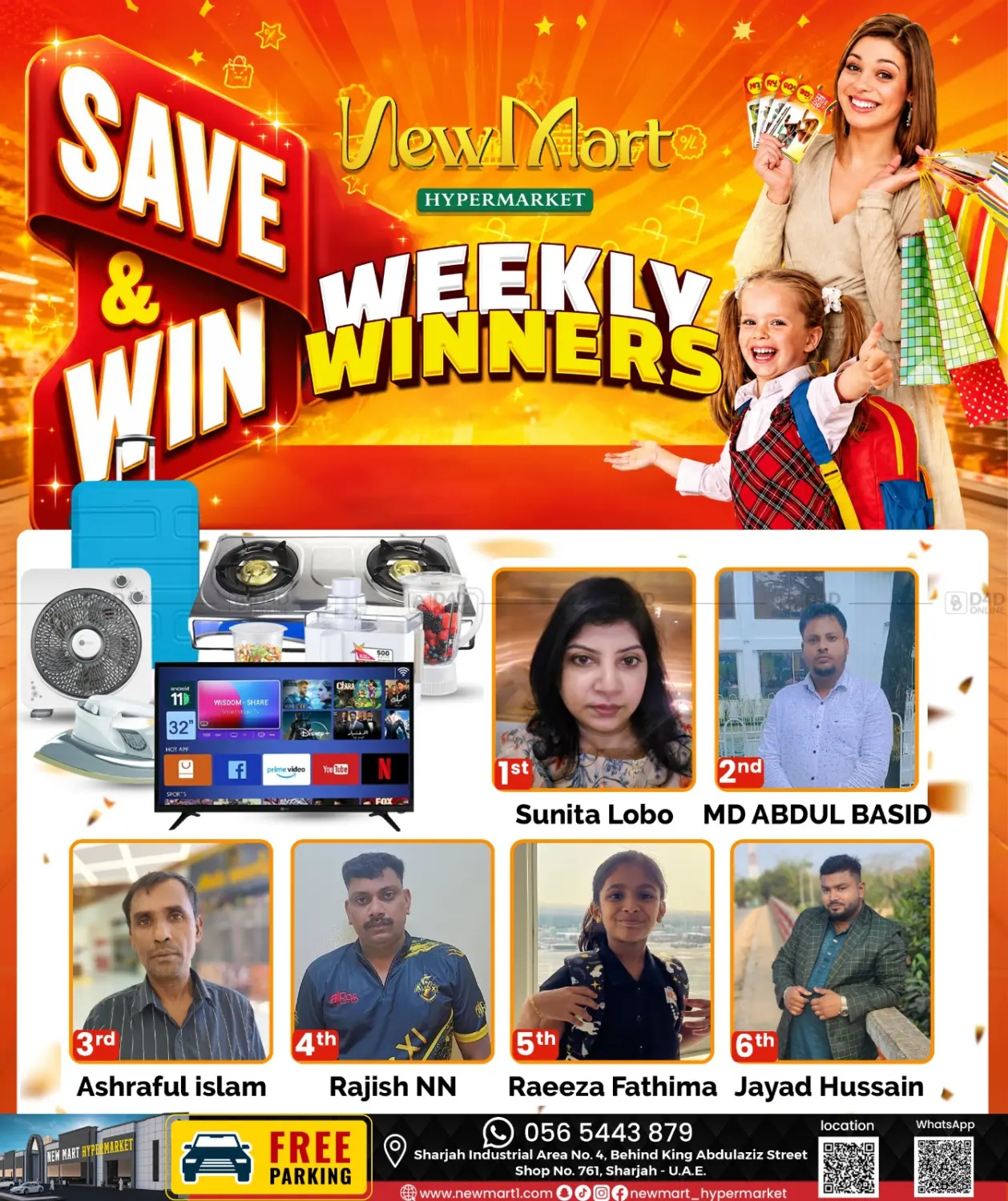 Save & Win -Weekly Winners in Dubai