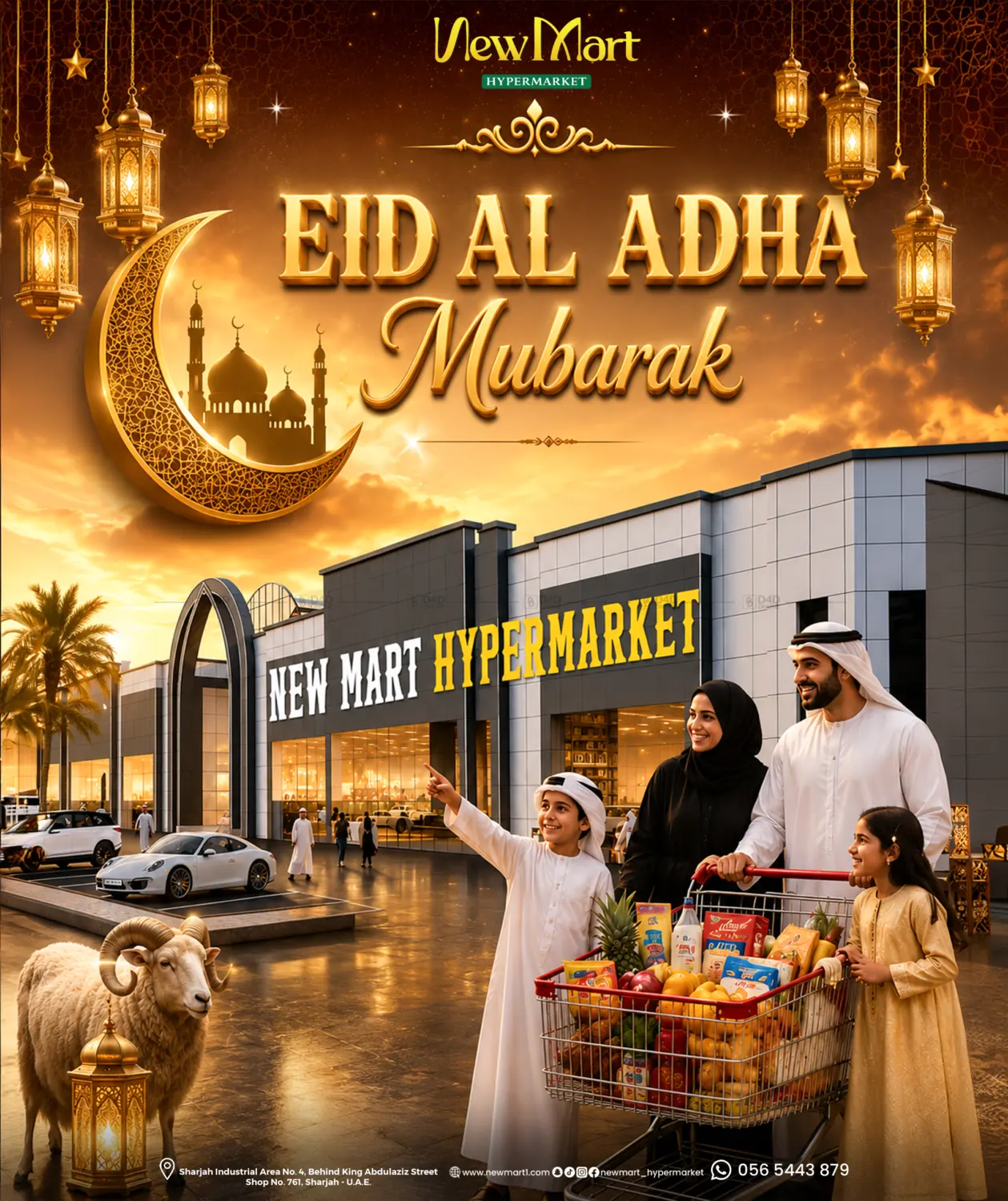 Eid Al Adha Mubarak in Dubai