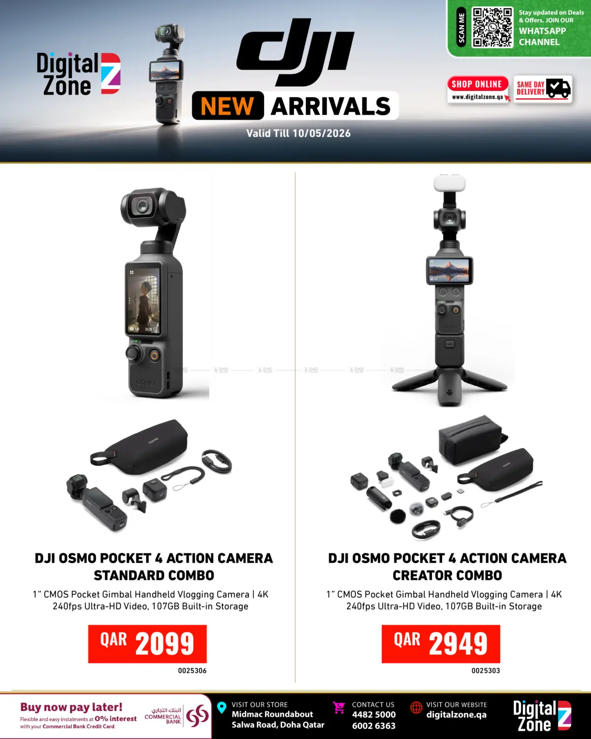 DJI Osmo Pocket 4 in Al Rayyan