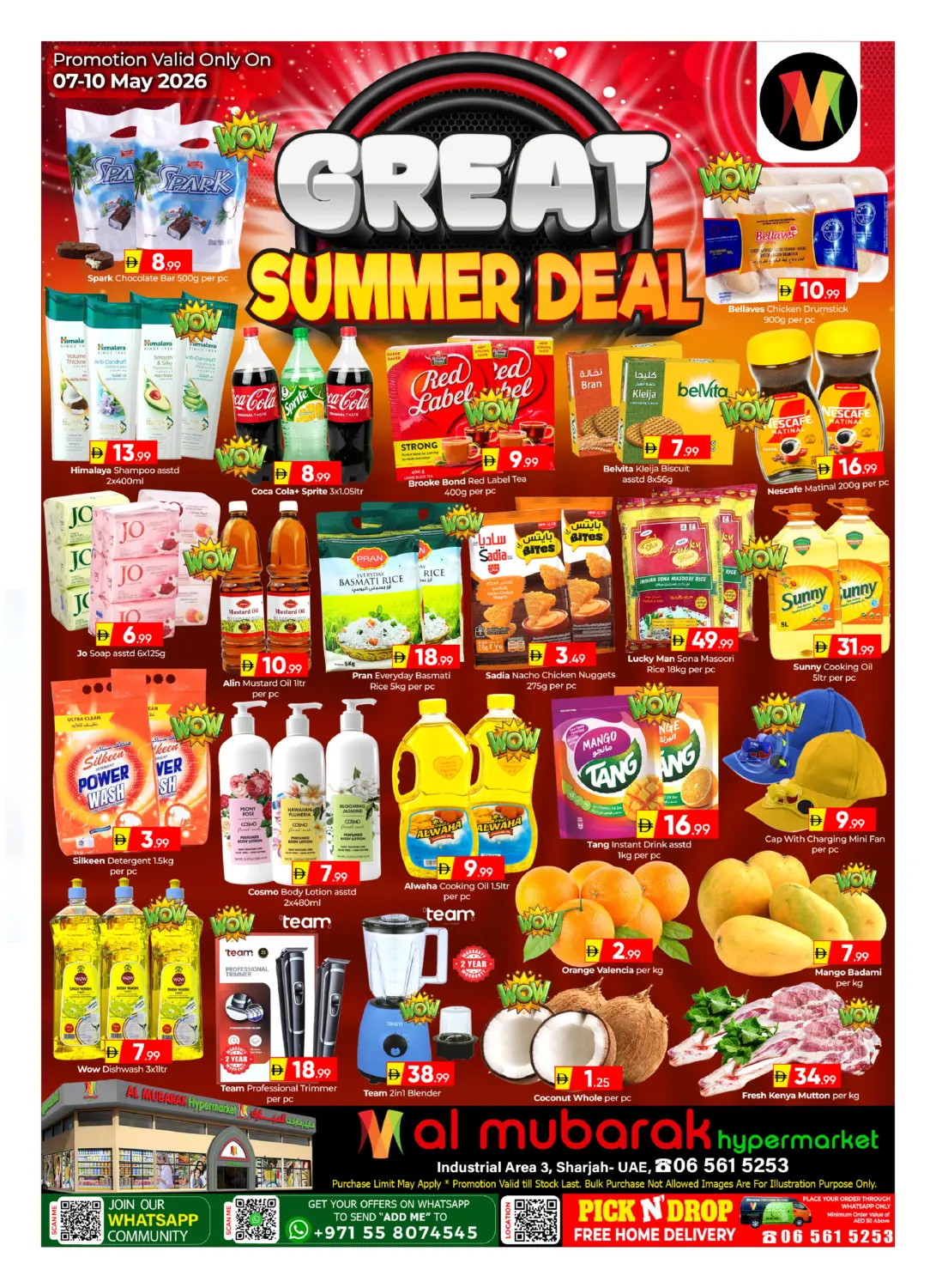 Great Summer Deals in Sharjah / Ajman