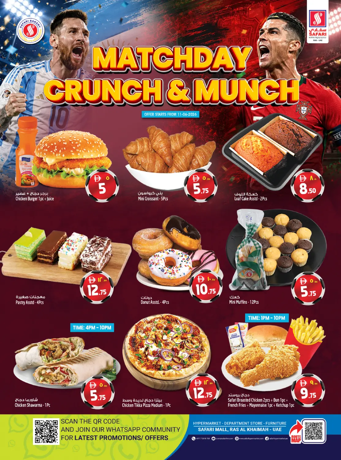 Matchday Crunch & Munch in Ras al Khaimah