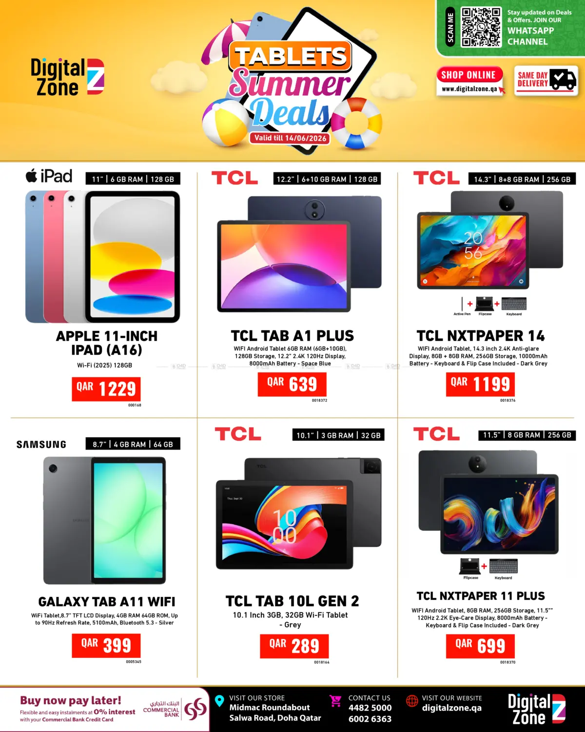 Tablets Summer Deals in Al-Shahaniya