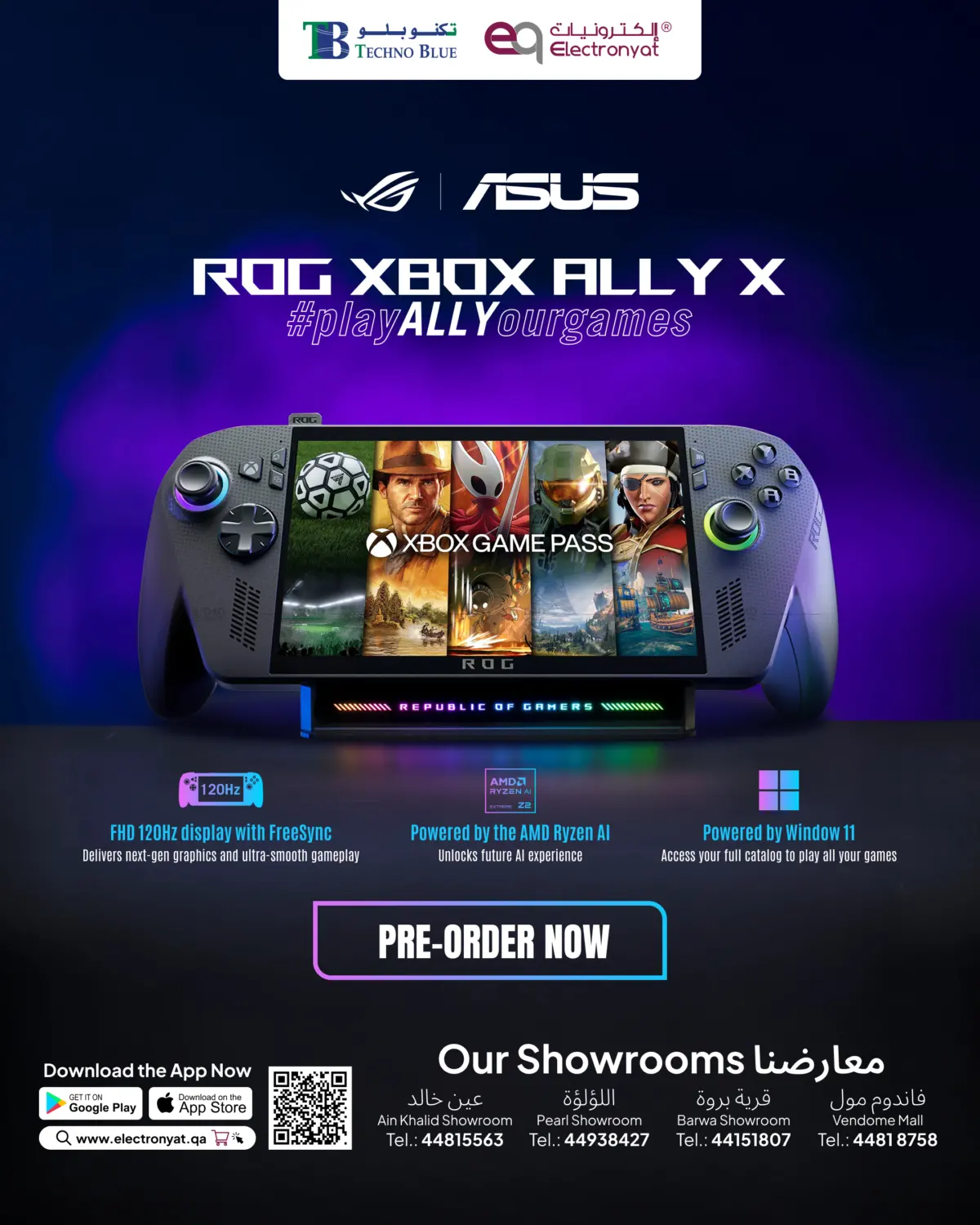 Pre-Order the New ASUS ROG Xbox Ally X! in Al Rayyan