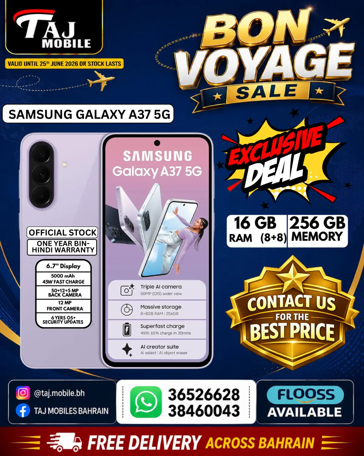 Bon Voyage Sale in Al-Kharj