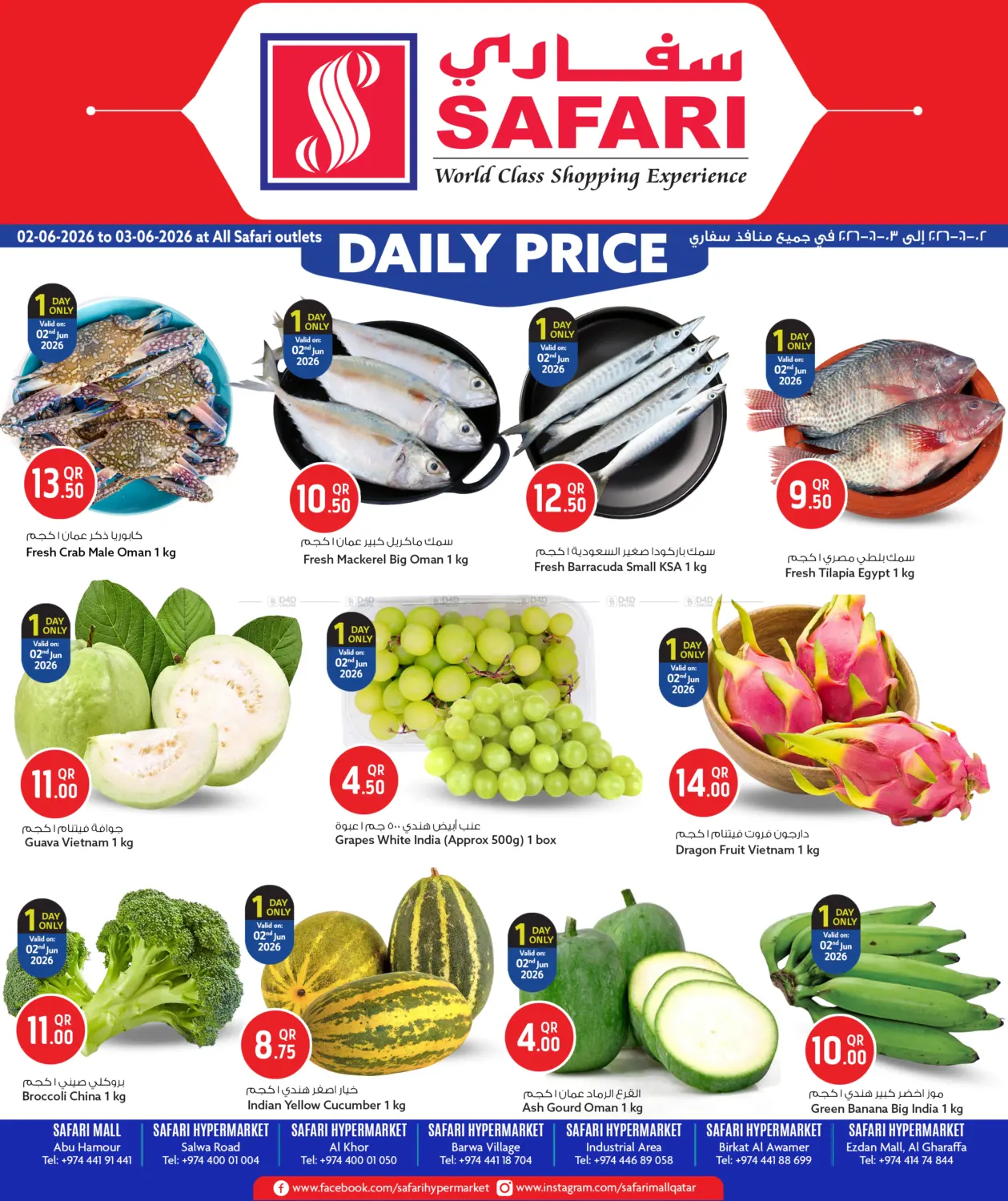 Daily Price in Doha